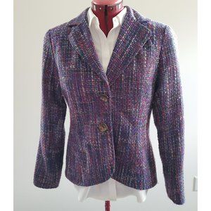 Coldwater Creek Multi-color Purple Blazer - Size 8